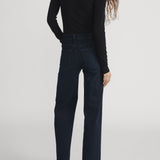 FRAME - The Keyhole Top -- Black