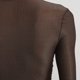 FRAME - The Hosiery Turtleneck -- Americano Multi