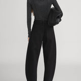 FRAME - The Rhinestone Jersey Top -- Black