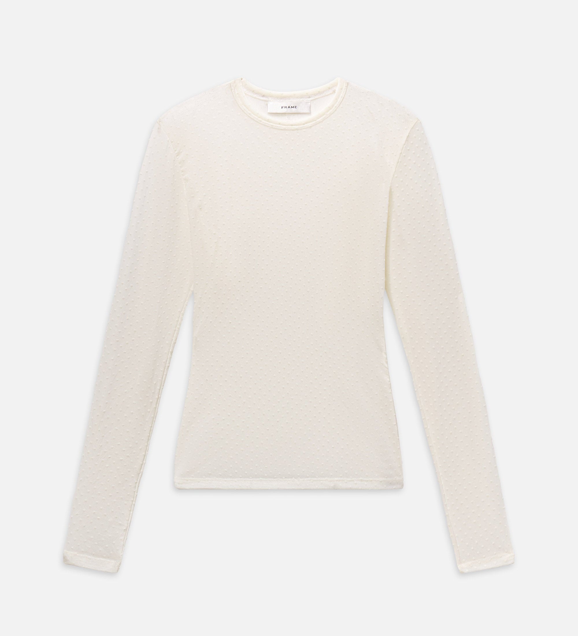 FRAME - The Mesh Polka Dot Top