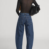 FRAME - The Mesh Polka Dot Top -- Black