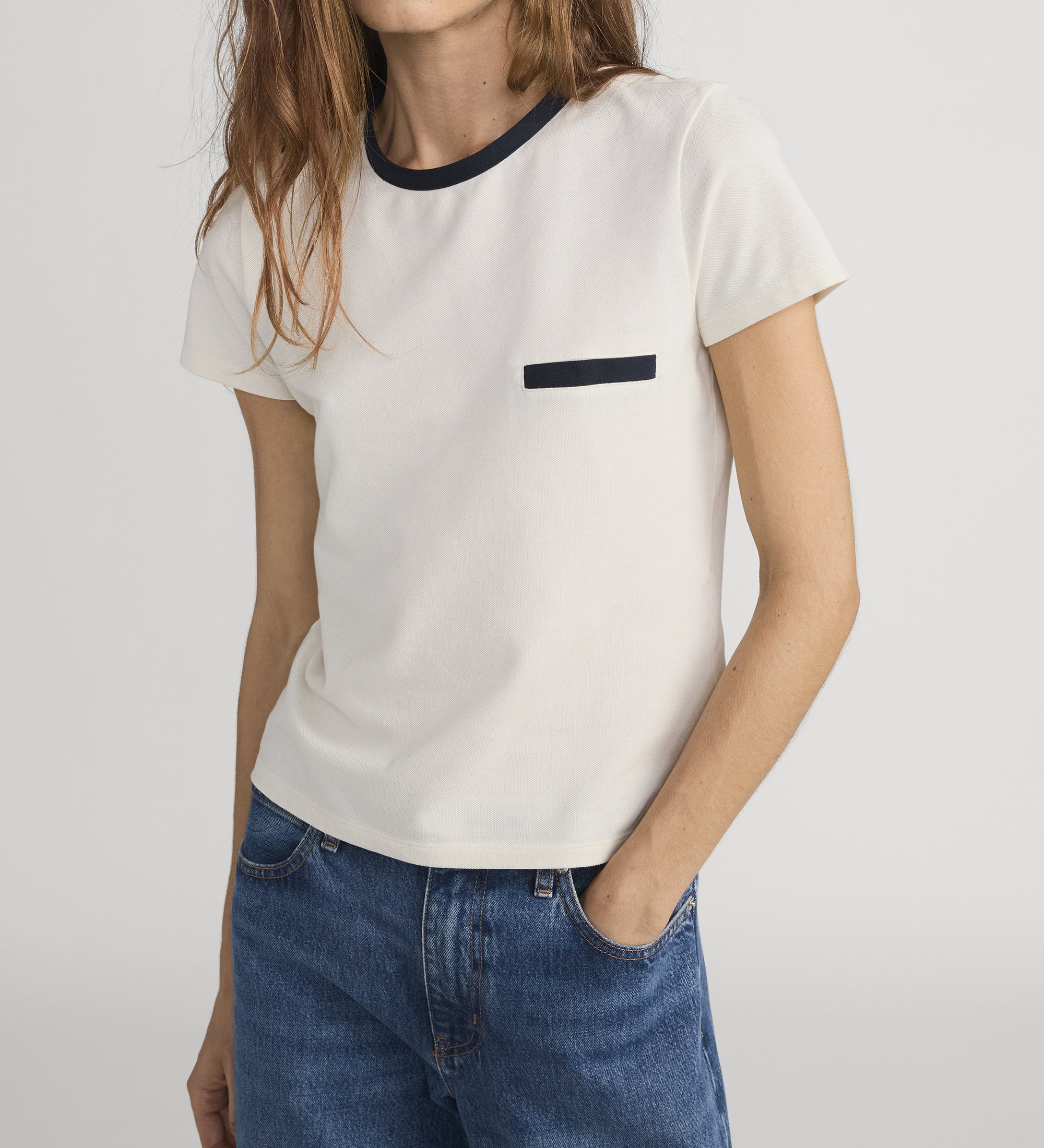 FRAME - The Pique Baby Tee