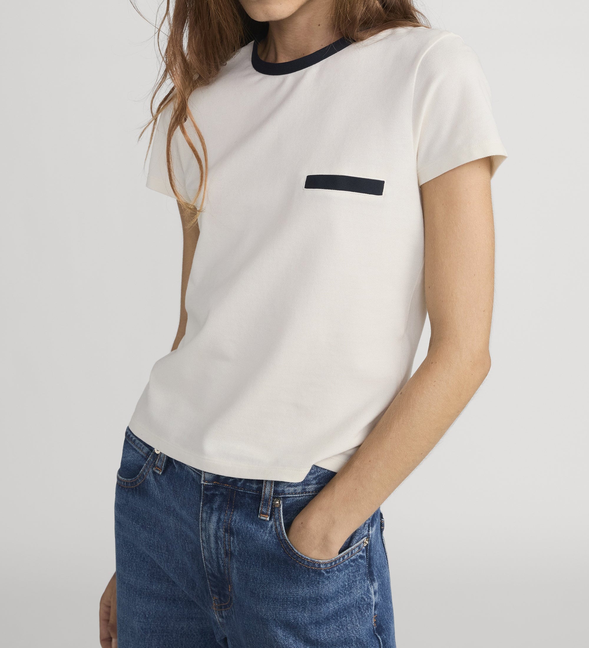 FRAME - The Pique Baby Tee