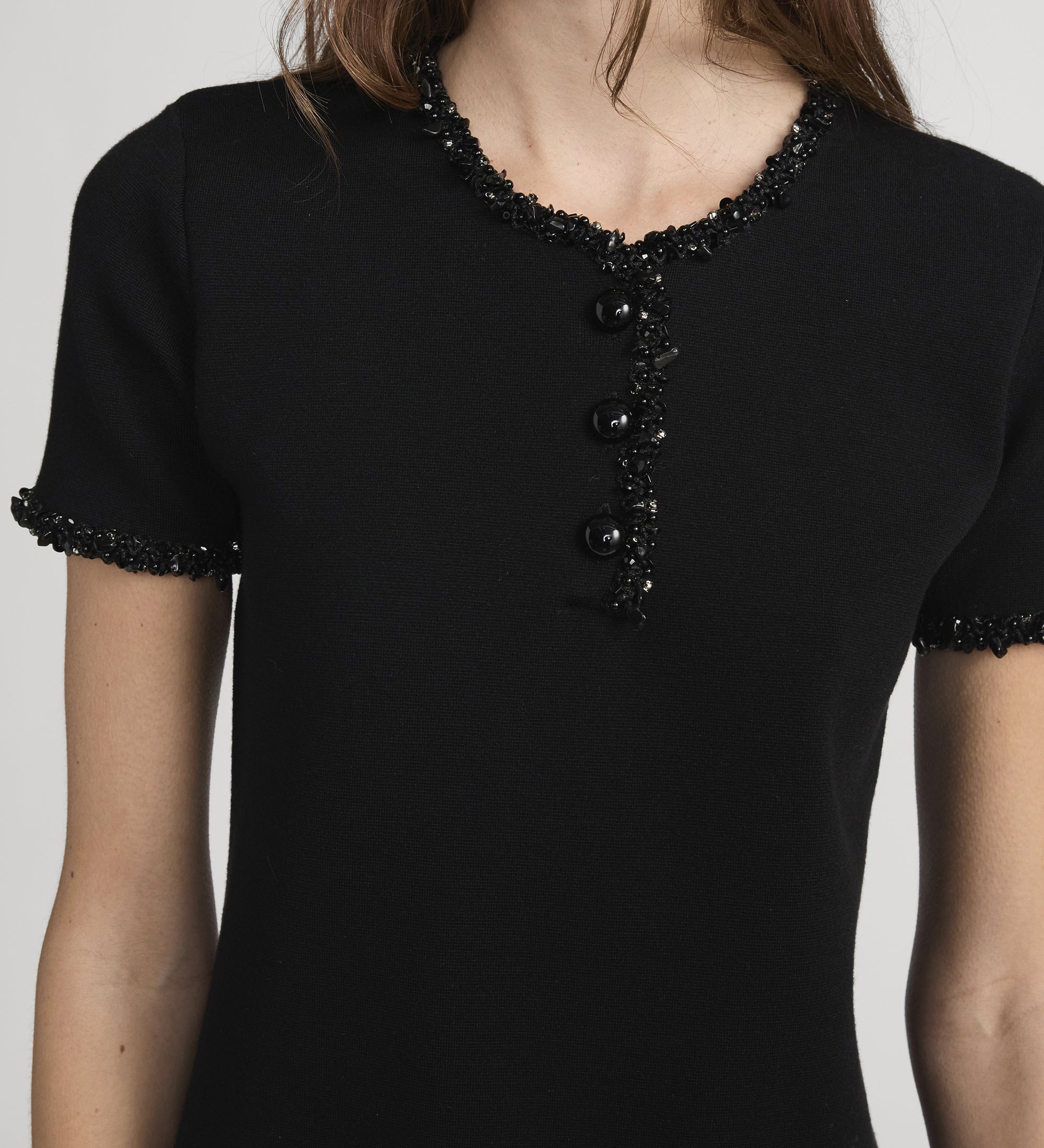 FRAME - The Beaded Trim Dress