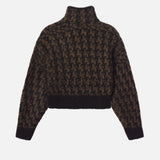 FRAME - The Houndstooth Jacket -- Brown Multi
