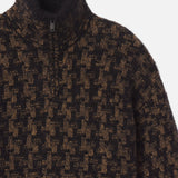 FRAME - The Houndstooth Jacket -- Brown Multi