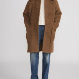 FRAME - The Oversized Lofty Jacket -- Camel