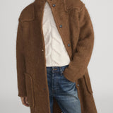 FRAME - The Oversized Lofty Jacket -- Camel