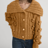 FRAME - The Bauble Cardigan -- Camel
