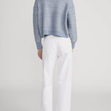 FRAME - The Jacquard Femme Cardi -- Sky Blue Multi