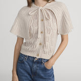 FRAME - The Cape Cardi -- Fawn