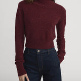 FRAME - The Cashmere Fleck Turtleneck -- Pinot