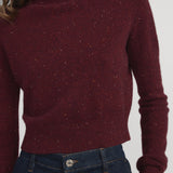 FRAME - The Cashmere Fleck Turtleneck -- Pinot