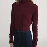 FRAME - The Cashmere Fleck Turtleneck -- Pinot