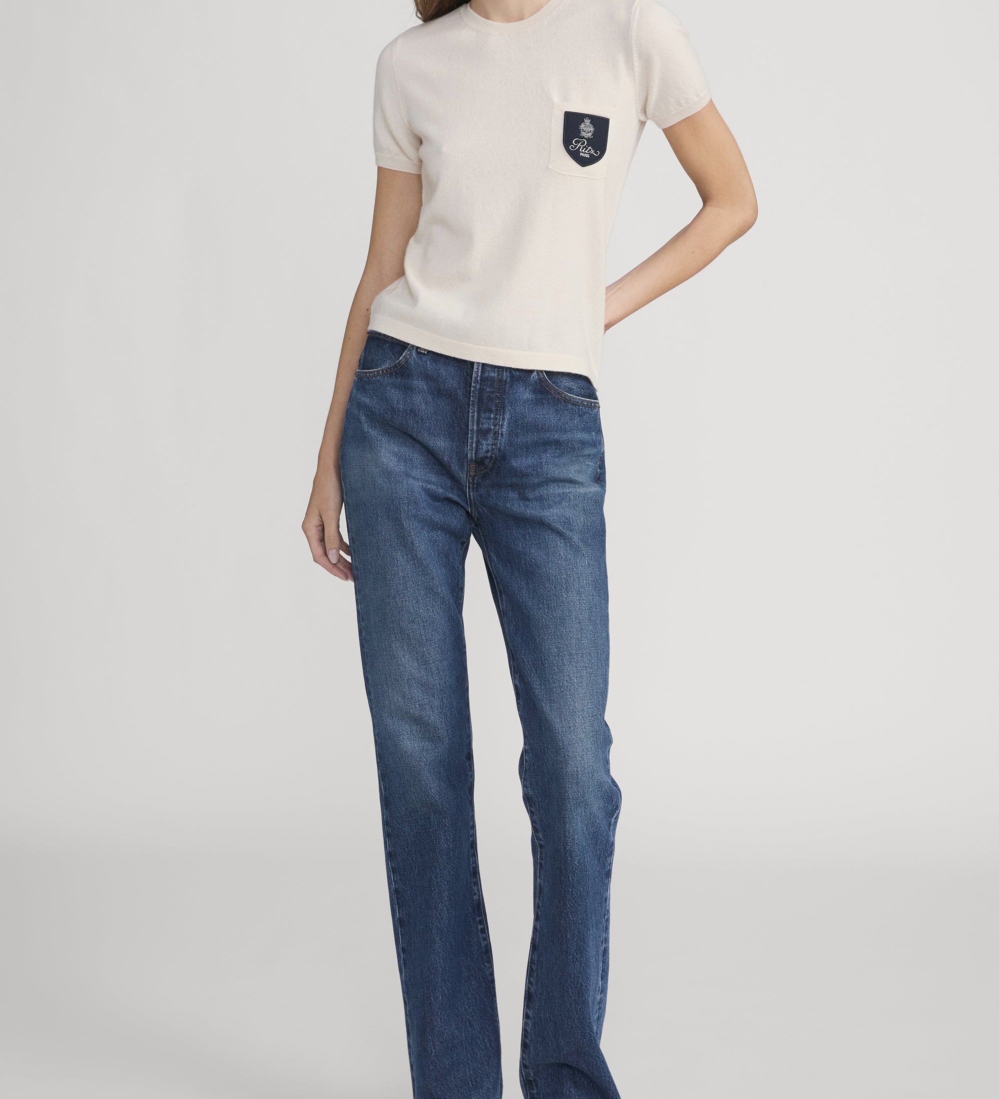 FRAME - Ritz Crest Cashmere Tee