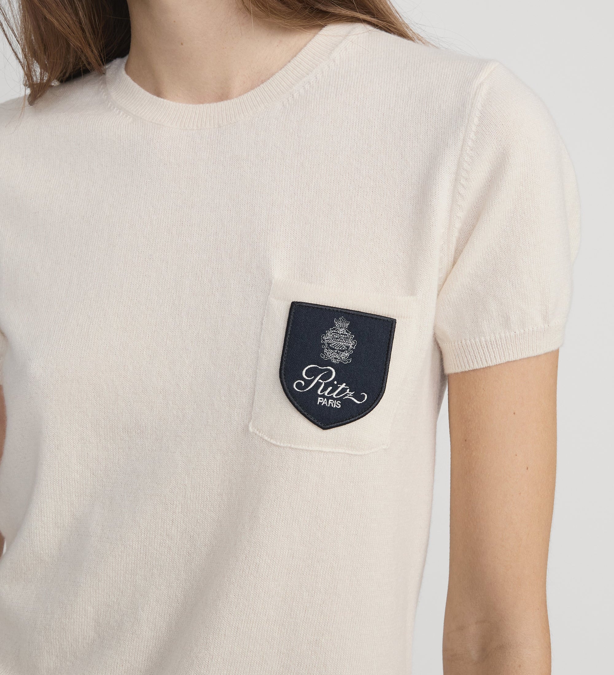FRAME - Ritz Crest Cashmere Tee