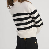 FRAME - Ritz Striped Cashmere Turtleneck Sweater