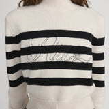 FRAME - Ritz Striped Cashmere Turtleneck Sweater