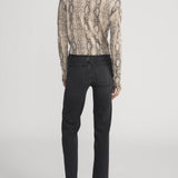 FRAME - The Cashmere Snake Cardi -- Camel Multi