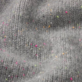 FRAME - The Cashmere Fleck Cardi -- Silver
