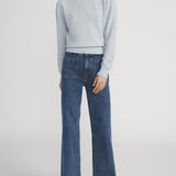 FRAME - Chain Pointelle Sweater -- Sky Blue
