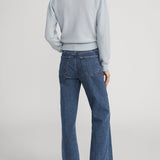 FRAME - Chain Pointelle Sweater -- Sky Blue