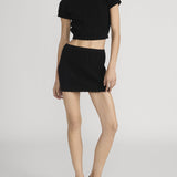FRAME - The Getaway Skirt -- Black