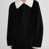 FRAME - The Shearling Jacket -- Black