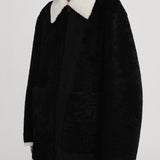 FRAME - The Shearling Jacket -- Black
