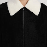 FRAME - The Shearling Jacket -- Black