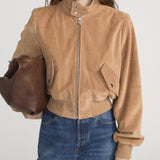 FRAME - The Suede Harrington Jacket