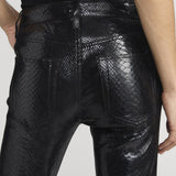 FRAME - The Leather Rodeo -- Black Snake
