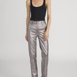 FRAME - Le Sleek Straight Leather -- Broken Mirror