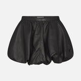 FRAME - The Leather Bubble Skirt -- Black