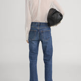 FRAME - Polka Dot Modern Tie Blouse -- Ecru Multi