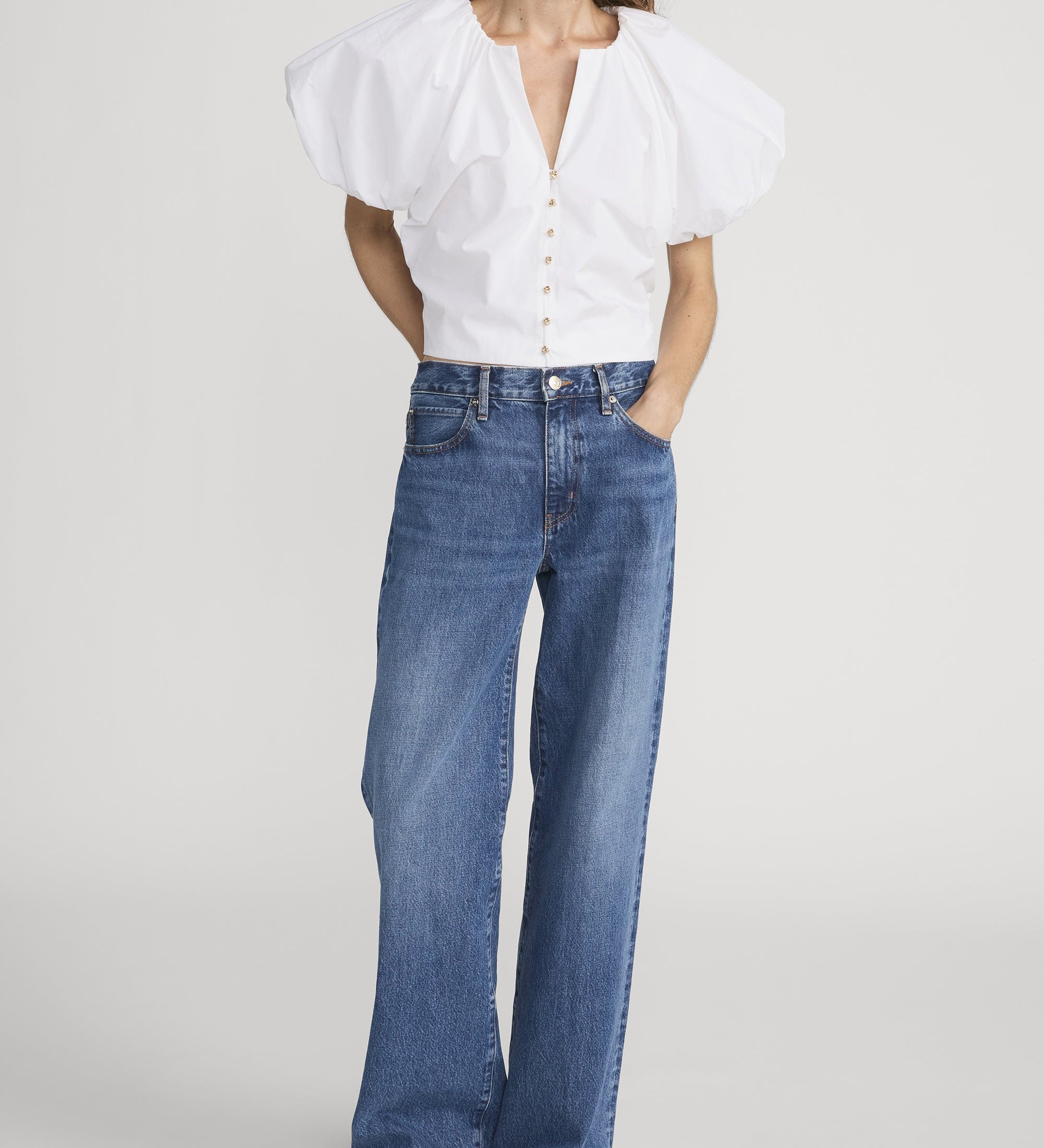 FRAME - The Dramatic Sleeve Blouse