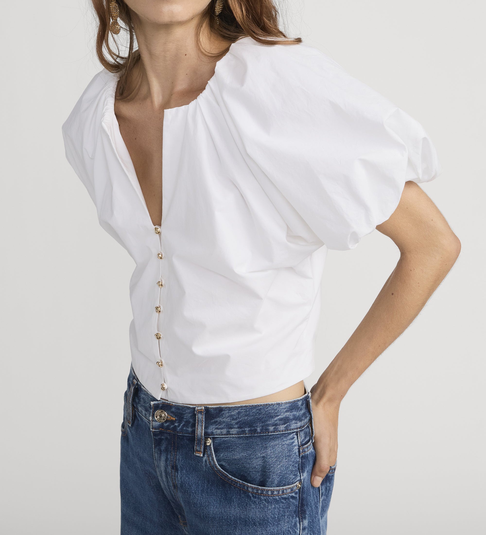 FRAME - The Dramatic Sleeve Blouse