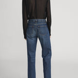 FRAME - Velvet Trim Modern Tie Blouse -- Black