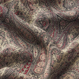 FRAME - The Paisley Silk Tie Blouse -- Ecru Multi