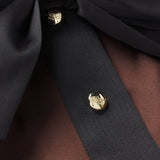 FRAME - Ritz Feminine Silk Blouse -- Chocolate Brown