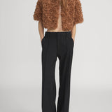 FRAME - The Plush Bolero -- Camel