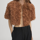 FRAME - The Plush Bolero -- Camel