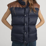 FRAME - The Nylon Puffer -- Navy
