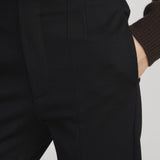 FRAME - The Sleek Trouser -- Black