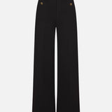 FRAME - The Slim Palazzo Trouser -- Black