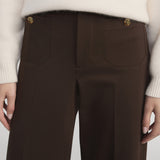 FRAME - The Slim Palazzo Trouser -- Americano