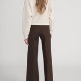 FRAME - The Slim Palazzo Trouser -- Americano