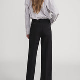 FRAME - The Slim Palazzo Trouser -- Black