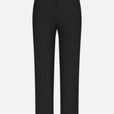 FRAME - The Sleek Trouser -- Black Pinstripe