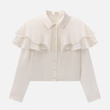 FRAME - The Silk Cape Blouse